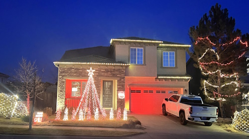 Light on Peavine,Christmas lights displays,Reno,Sparks,Nevada,NV