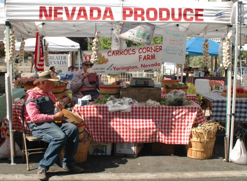 Produce and food grown in Nevada