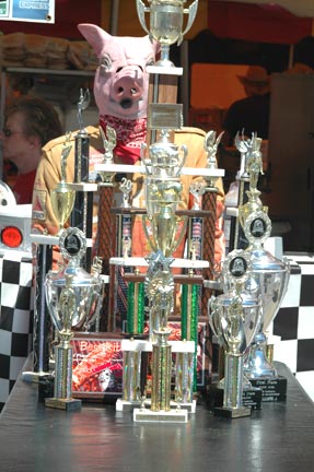 Trophies, Best in the West Rib Cook-off 2007, Victorian Square, Sparks Nevada