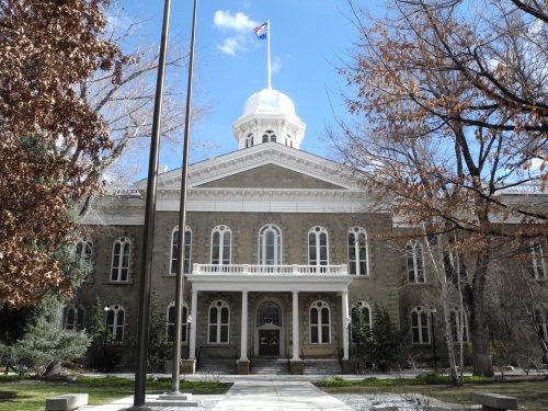 Nevada State capitol building in Carson City, NV