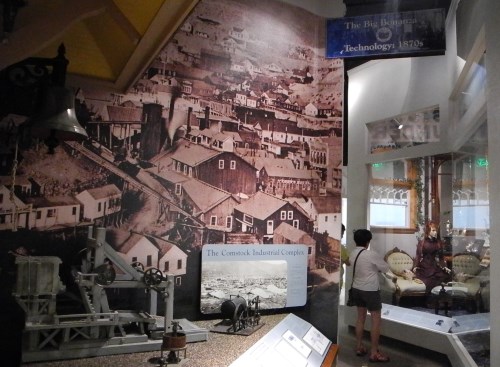 Exhibits at the Nevada State Museum in Carson City