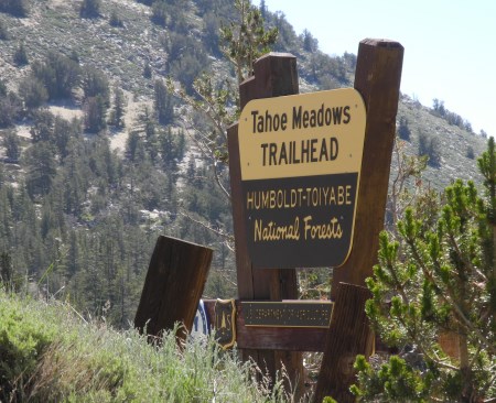 Tahoe Meadows Trailhead, hiking, Reno, Nevada
