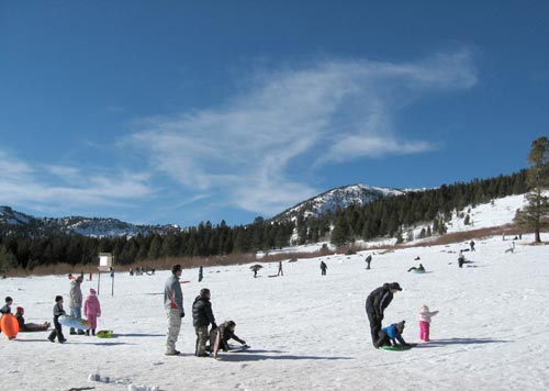 Tahoe Meadows snow play area