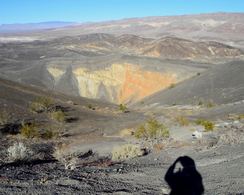 Ubehebe Crater, Death Valley National Park, hiking, California, CA